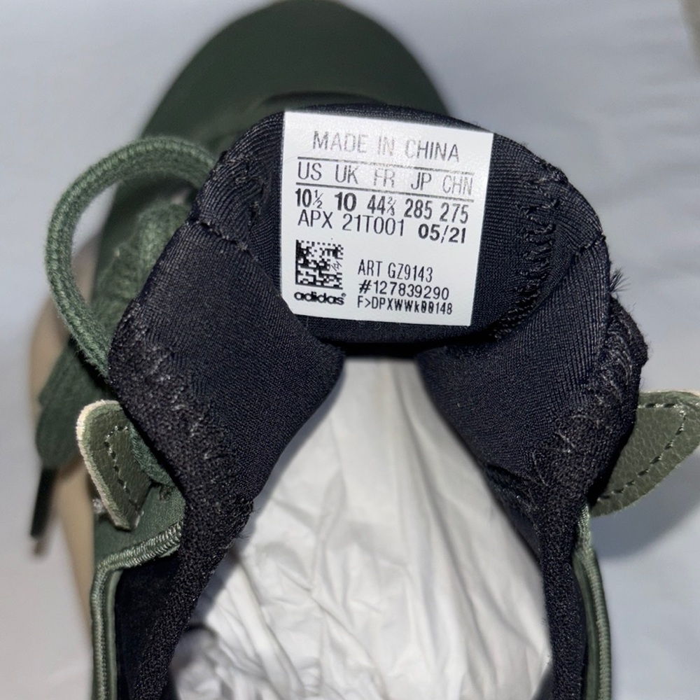 NEW ADIDAS Y-3 Kaiwa Athletic Sneakers Running Fashion Shoes Green Size 10.5 - Picture 3 of 7
